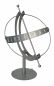 Preview: DanDiBo Sonnenuhr Edelstahl für den Garten 70 cm Rostfrei mit Säule Ausrichtbar Wetterfest Gartenuhr Modern Metall