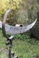 Preview: Wrought iron sundial Phoenix Weatherproof 65 cm garden clock metal Phoenix clock
