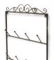 Preview: DanDiBo Tassenhalter Wand Metall Hakenleiste mit 16 Haken Braun 75 cm Tassenhaken Küche Vintage Antik Becherhalter Tassenständer Tassenregal Wandmontage