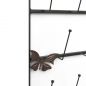Preview: DanDiBo Wall Mug Holder Mug Rack Cup Stand 14 Hooks Black Metal 93850 Mug Shelf Organizer Storage Coffee Cup Rack