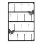 Preview: DanDiBo Wall Mug Holder Mug Rack Cup Stand 14 Hooks Black Metal 93850 Mug Shelf Organizer Storage Coffee Cup Rack