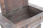 Preview: DanDiBo coffee table living room vintage halved wine barrel 5084-H 80 cm wooden side table wine rack barrel bar