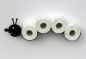 Preview: DanDiBo Toilettenpapierhalter Raupe WC Ersatzrollenhalter Wandmontage Schwarz Metall Papierhalter Rollenhalter