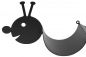 Preview: DanDiBo Toilettenpapierhalter Raupe WC Ersatzrollenhalter Wandmontage Schwarz Metall Papierhalter Rollenhalter