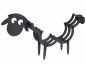 Preview: DanDiBo Toilet roll holder Black Wood Sheep Toilet roll holder Toilet roll holder Free-standing Toilet paper holder Toilet roll holder