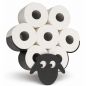 Preview: DanDiBo Toilet Paper Holder Black Metal Sheep Toilet Roll Holder Freestanding or Wall-Mounted Spare Roll Holder Paper Holder Roll Storage Toilet Paper Storage