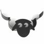 Preview: DanDiBo Toilet Paper Holder Black Metal Sheep Toilet Roll Holder Freestanding or Wall-Mounted Spare Roll Holder Paper Holder Roll Storage Toilet Paper Storage