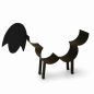 Preview: DanDiBo Freestanding Toilet Paper Holder Black Metal 93848 Sheep Toilet Roll Holder WC Roll Stand Freestanding Toilet Paper Storage