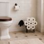 Preview: DanDiBo Freestanding Toilet Paper Holder Black Metal 93848 Sheep Toilet Roll Holder WC Roll Stand Freestanding Toilet Paper Storage