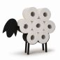 Preview: DanDiBo Freestanding Toilet Paper Holder Black Metal 93848 Sheep Toilet Roll Holder WC Roll Stand Freestanding Toilet Paper Storage