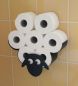 Preview: DanDiBo Toilettenpapierhalter Wandmontage Schwarz Metall Schaf WC Ersatzrollenhalter Papierhalter Rollenhalter