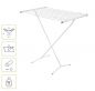 Preview: DanDiBo Bath drying rack Stand dryer White 93874 Foldable Narrow Metal without wings without castors Space-saving Foldable