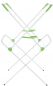 Preview: DanDiBo Clothes horse tower foldable 2 levels Stand dryer 93919 Clothes dryer Clothes tower Foldable Narrow Metal without castors Space-saving Foldable