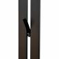 Preview: DanDiBo Wandgarderobe Schwarz Metall 2er Set Modern 96779 Garderobe Wand mit Haken Garderobenleiste Hakenleiste Garderobenhaken