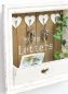 Preview: Wandorganizer Vintage Schlüsselboard Holz Ablage 93857 Briefablage Shaby Chic