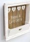 Preview: Wandorganizer Vintage Schlüsselboard Holz Ablage 93857 Briefablage Shaby Chic
