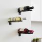 Preview: DanDiBo Wall-Mounted Wine Rack Metal Black 3-Piece Set Wine Bottle Holder 96714 Wine Holder Bottle Rack Bottle Holder