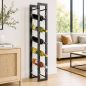 Preview: DanDiBo Wine Rack Bottle Rack Freestanding Pit 100 cm Black Metal Wine Stand Wine Bottle Holder Slim Wine Rack Bottle Holder