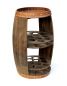 Preview: DanDiBo Weinregal Holz Weinfass Braun 83 cm 9045 Bar Flaschenregal Flaschenständer XL Fass Holzfass Weinschrank