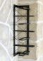 Preview: DanDiBo wine rack metal black corner wall 70 cm corner shelf bottle rack 96292 bottle holder wall mounting modern wall holder wall shelf for 7 bottles