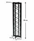 Preview: DanDiBo Design Weinregal Metall Schwarz Stehend 96323 X 80 cm Flaschenregal Flaschenständer Flaschenhalter Wein Regal