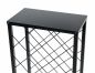 Preview: DanDiBo Wine rack Metal Black Standing 96434 Bottle rack 68 cm Wine holder Bottle holder Modern for 20 bottles