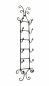 Preview: DanDiBo Wine rack Metal Wall Black 568 Bottle rack Bottle holder Wall mounting Modern Wall holder Wall rack for 6 bottles