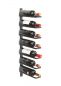 Preview: DanDiBo Wine rack Metal Wall Black 93885 Bottle rack Bottle holder Wall mounting Modern Wall holder Wall rack for 7 bottles