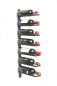 Preview: DanDiBo Wine rack Metal Wall Black 93885 Bottle rack Bottle holder Wall mounting Modern Wall holder Wall rack for 7 bottles