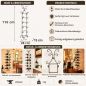 Preview: DanDiBo Wine Rack Wall Metal Bottle Rack Narrow Shelf 6 Bottles 568 Wine Rack Wine Bottle Rack Bar Wine Shelf Beverage Rack Bottle Holder