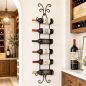 Preview: DanDiBo Wine Rack Wall Metal Bottle Rack Narrow Shelf 6 Bottles 568 Wine Rack Wine Bottle Rack Bar Wine Shelf Beverage Rack Bottle Holder