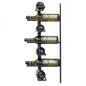 Preview: DanDiBo Wall Wine Rack Hanging Metal Bottle Rack 2-Piece Corner Shelf 96326 Black Wine Bottle Holder Bar Shelf Wall Rack Wine Rack