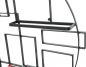Preview: DanDiBo Wall-Mounted Wine Rack Metal Black Wine Bottle Holder Bar Shelf Wine Holder Pi4 Design Bottle Rack Wine Stand