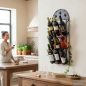 Preview: DanDiBo Wall Mounted Metal Wine Rack Bronze 96192 Hanging Bottle Rack Wine Holder Wine Bottle Storage