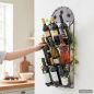 Preview: DanDiBo Wall Mounted Metal Wine Rack Bronze 96192 Hanging Bottle Rack Wine Holder Wine Bottle Storage