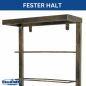 Preview: DanDiBo Weinregal Wand Metall Schwarz 240403 Flaschenregal Schmal Wandmontage Wine Rack Weinflaschenhalter Weinhalter Flaschenhalter