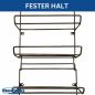 Preview: DanDiBo Weinregal Wand Metall Schwarz 240404 Flaschenregal Schmal Wandmontage Wine Rack Weinflaschenhalter Weinhalter Flaschenhalter