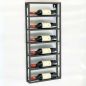 Preview: DanDiBo Wine Rack Wall Metal Black Design 96603 Bottle Rack Wine Bottle Holder Wine Holder Bottle Holder