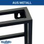 Preview: DanDiBo Wine Rack Wall Metal Black Design 96603 Bottle Rack Wine Bottle Holder Wine Holder Bottle Holder