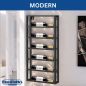 Preview: DanDiBo Wine Rack Wall Metal Black Design 96603 Bottle Rack Wine Bottle Holder Wine Holder Bottle Holder