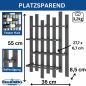 Preview: DanDiBo Weinregal Wand Metall Schwarz Modern 96691 Flaschenregal Schmal Wandmontage Wine Rack Weinflaschenhalter Weinhalter Flaschenhalter
