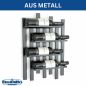 Preview: DanDiBo Weinregal Wand Metall Schwarz Modern 96691 Flaschenregal Schmal Wandmontage Wine Rack Weinflaschenhalter Weinhalter Flaschenhalter