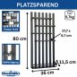 Preview: DanDiBo Weinregal Wand Metall Schwarz Modern 96692 Flaschenregal Schmal Wandmontage Wine Rack Weinflaschenhalter Weinhalter Flaschenhalter