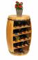 Preview: DanDiBo Weinregal Holz Weinfass Natur 70 cm 371 Bar Flaschenregal Flaschenständer Fass Holzfass