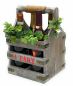 Preview: DanDiBo wine carrier 4 bottles bottle carrier wood 4 bar 96034 wine rack bottle crate bottle basket wine bottle carrier