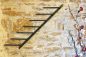 Preview: Weinregal Diagon Links 100cm aus Metall Flaschenhalter Flaschenständer Wandregal