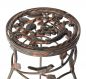 Preview: Flower Stool Metal Black Round 52 cm Flower Stand 18215 Flower Column Antique Plant Stand Plant Stool Vintage