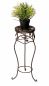 Preview: Flower Stool Metal Black Round 52 cm Flower Stand 18215 Flower Column Antique Plant Stand Plant Stool Vintage