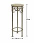 Preview: Blumenhocker Malega 11135 Blumenständer 56cm Rund Blumensäule Beistelltisch