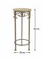 Preview: Blumenhocker Malega 11135 Blumenständer 64cm Rund Blumensäule Beistelltisch